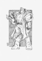 BACHALO, CHRIS - Uncanny X-Men #349 / #353 character design - Maggot w/ sluggs 1997 Comic Art